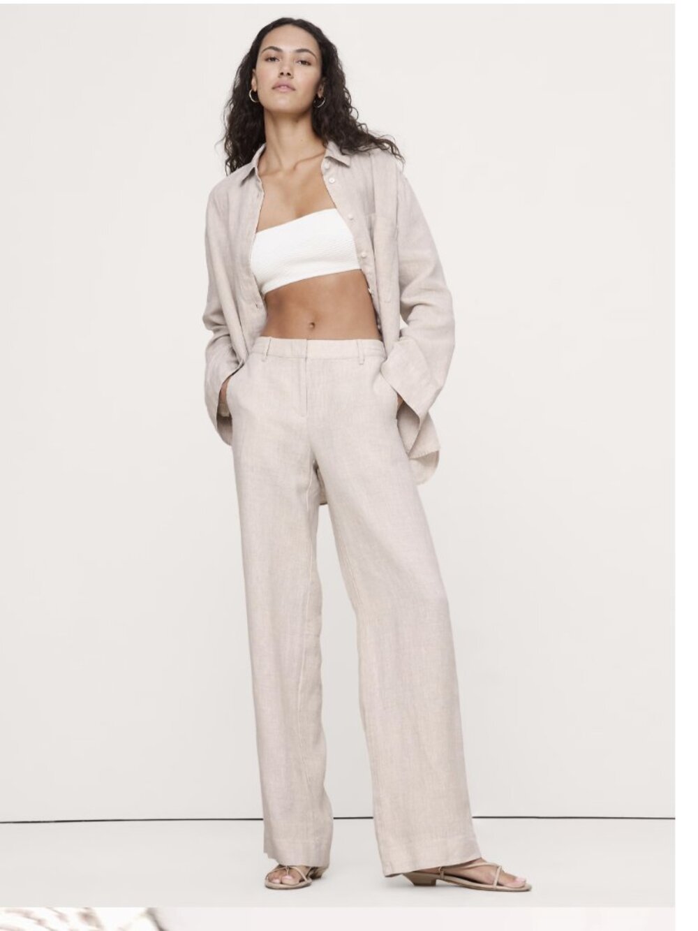The Everyday Wide-Leg Pant in Linen